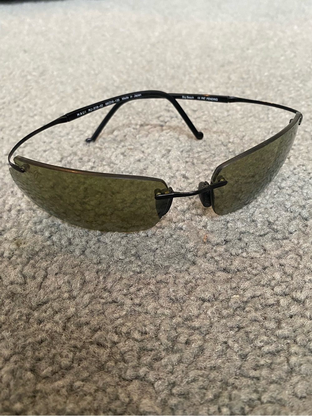 Vintage Rare Maui Jim Big Beach Sunglasses